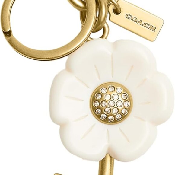Women's Daisy Bag Charm Metal Keychain Summer I Turned Pretty Accessory - Picture 1 of 5